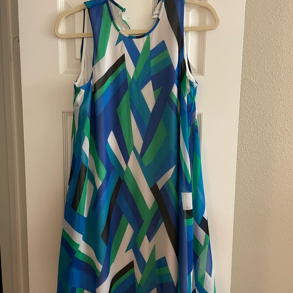 Blue/Green Calvin Klein sundress